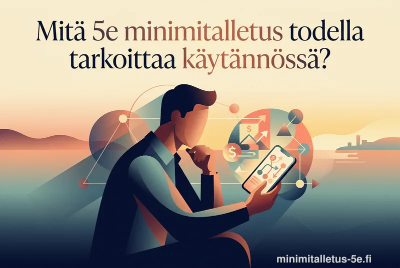 Mitä 5e minimitalletus todella tarkoittaa käytännössä?